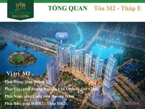 Bán căn hộ chung cư tại dự án Eco Green Sài Gòn, Quận 7, Hồ Chí Minh diện tích 65,96m2, giá 3.4 tỷ