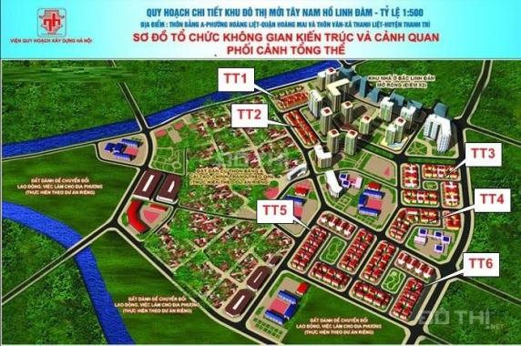 Bán biệt thự TT1A ô số 1, vị trí đẹp KĐT Tây Nam Linh Đàm