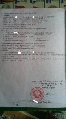 Bán gấp nhà HXH 666/16 Nguyễn Văn Quá, P. Đông Hưng Thuận, quận 12, 1 lầu, 2 PN, giá 3.3 tỷ
