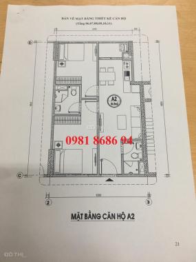 Bán căn hộ 56m2 tại dự án 24 Nguyễn Khuyến - Hà Đông giá chỉ 22tr/m2, vị trí TT, 0981 8686 94