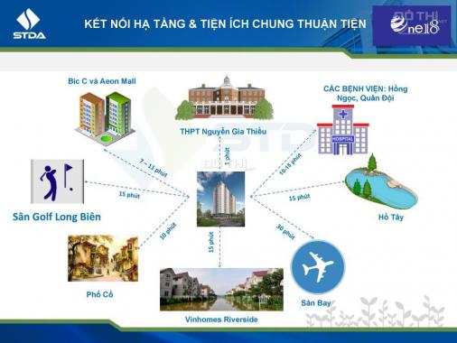 Chung cư One 18 Ngọc Lâm Long Biên - 30% nhận nhà ở ngay - hỗ trợ LS 0% - LH 0968833361 e Hoàng