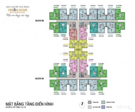 Bán căn hộ chung cư tại dự án Dream Home Riverside, Quận 8, Hồ Chí Minh, DT 56m2, giá 1.285 tỷ