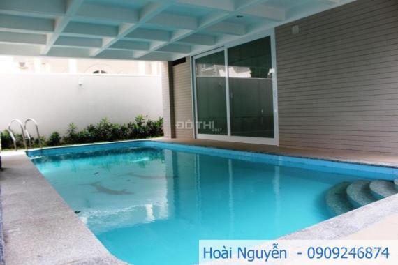 Cho thuê villa kiến trúc hiện đại sân vườn hồ bơi phường Thảo Điền, giá 88.65 triệu/th