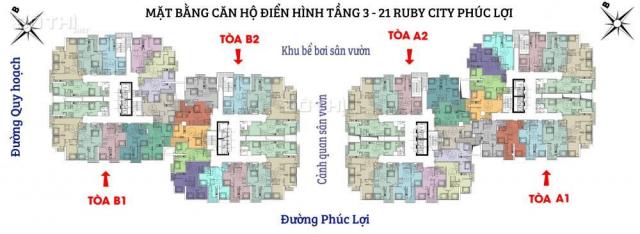 Sở hữu căn 2 phòng ngủ dự án Ruby City 3 chỉ từ 960tr, nội thất cao cấp