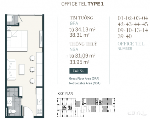 Ưu đãi lớn tháng 5 cho officetel Nguyễn Thị Thập, cam kết cho thuê 3 tháng, thanh toán 1%/tháng