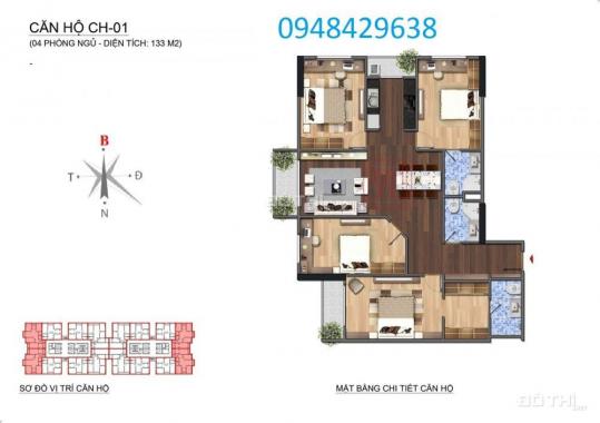 Bán căn hộ chung cư N01-T5 Ngoại Giao Đoàn, diện tích từ 87m2 đến 122m2. LH 0948429638