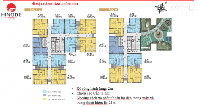 Mở bán và ra thêm chính sách bán hàng dự án Hinode City 201 Minh khai