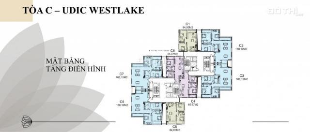 Penthouse Tây Hồ dự án Udic Westlake thiết kế ít nhất 2 ban công. Diện tích rộng giá tốt