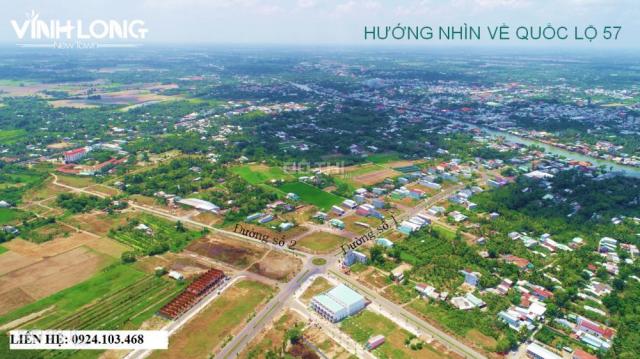 Mở bán 12 nền dự án Vĩnh Long New Town, CK 1%, XDTD, sổ đỏ, chỉ 873 tr/nền, LH: Thành 0924103468