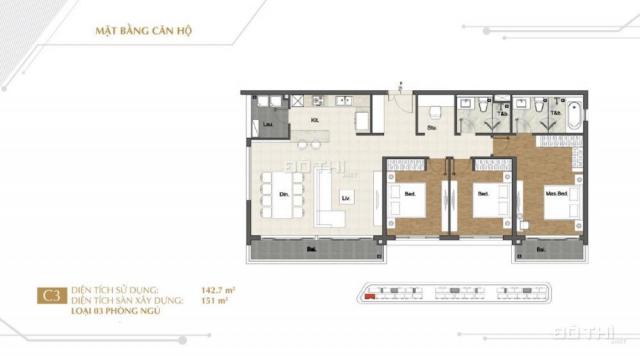 Bán căn hộ Sarina căn góc 3 phòng ngủ - 151m2, đảm bảo tốt hơn thị trường 500 triệu. Lh 0933786268