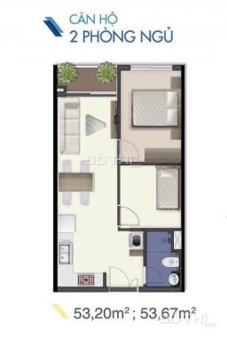 Bán căn hộ chung cư tại dự án Q7 Saigon Riverside, Quận 7 DT 53m2, giá 1.4 tỷ