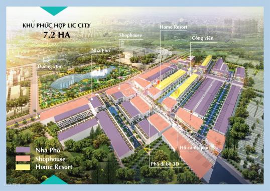 Siêu phẩm đất nền Lic City, chỉ 8tr5/m2, mở bán đợt đầu tiên, góp không lãi 6 tháng