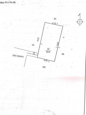 Bán gấp nhà hẻm 71 Nguyễn Bặc, Tân Bình rộng 32m2