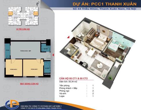 Chỉ từ 660 tr sở hữu ngay căn hộ 76m2, 2 PN trung tâm quận Thanh Xuân. LH 0859718992