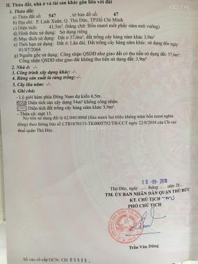 Bán nhà riêng tại đường 13, Phường Linh Xuân, Thủ Đức, Hồ Chí Minh, DT CN 41.5m2, giá 1.79 tỷ