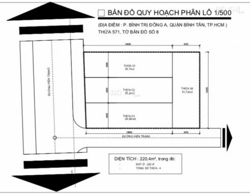 Chính chủ bán đất HXH 365 đường Lê Văn Quới, Bình Tân. Giá 3.4 tỷ