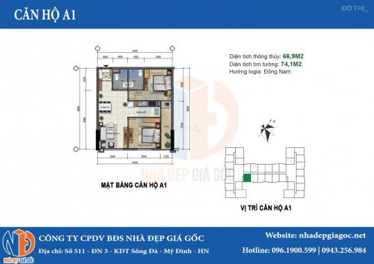 Căn hộ 1,5 tỷ cuối cùng tại dự án BCA 282 Nguyễn Huy Tưởng liên hệ ngay 0963396945