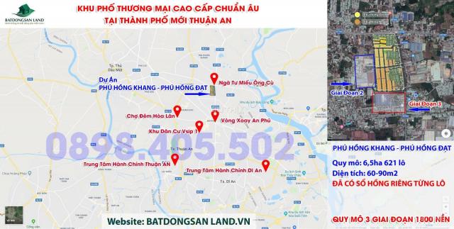 Đất thành phố Thuận An Bình Dương, tài chính chỉ từ 500 tr - 700 triệu tại đây, tham khảo ngay