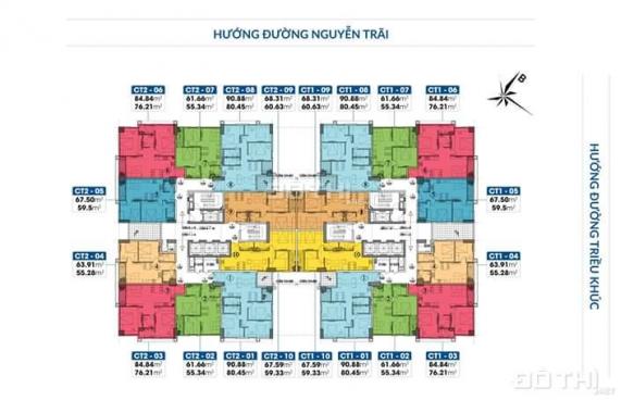 Bán căn hộ trung tâm quận Thanh Xuân, giá chỉ từ 1,7 tỷ, căn 2 phòng ngủ có nội thất