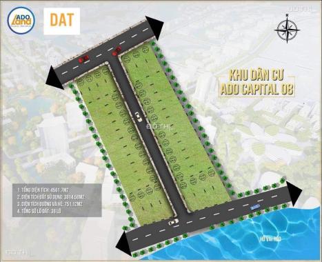 Bán đất tại dự án Adoland Capital, Quốc Oai, Hà Nội diện tích 80m2, giá 12 triệu/m2