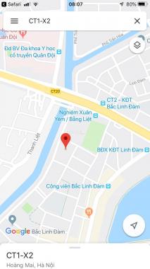 Chính chủ cần bán căn hộ chung cư tại KĐT Bắc Linh Đàm, Hoàng Mai, HN