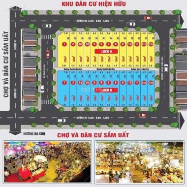 Bán đất chợ Mỹ Phước 1 - Kinh doanh mọi ngành 1 nền 135m2 - 300m2