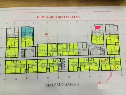 Bán căn hộ CT3 Phước Hải, Nha Trang, diện tích 69.7m2, giá 1.8 tỷ (Đã có sổ Hồng)