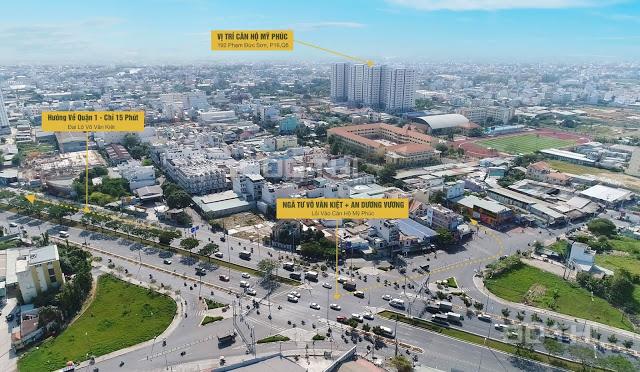 Bán căn hộ chung cư Mỹ Phúc Heaven City View, Q8. Diện tích 50-68m2, giá chỉ từ 1.4 tỷ