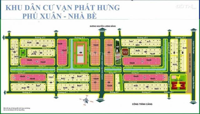 Chủ cần bán gấp lô đất DT 6 x 22m, giá 26.5 tr/m2 khu Vạn Phát Hưng Nhà Bè. LH: 0938.294.525