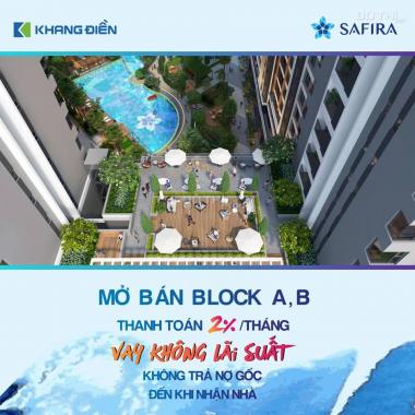 Safira căn 3PN giá từ CĐT ngay khu biệt thự nhà phố Khang Điền giá chỉ 34tr/m2. LH: 0906 870 195