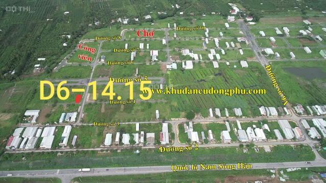 Bán đất khu dân cư Đông Phú 250m2, cặp góc D6-14.15