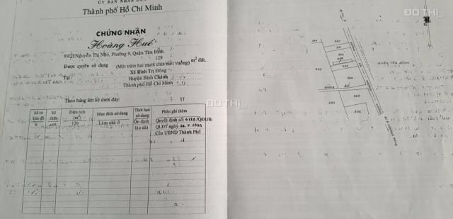 Bán nhà MT 193 Phan Anh, chính chủ 0385913072