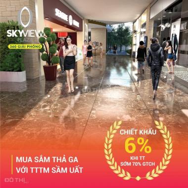 Sky View Plaza chính sách cực khủng hỗ trợ lãi suất 0% đến khi nhận nhà + CK 6% GTCH -LH 0943216686