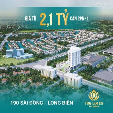 28/06 chính thức cất nóc dự án TSG Lotus Sài Đồng, 2,1 tỷ, 86m2, HTLS 0%, CK 3%