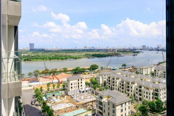 Cho thuê căn hộ officetel Vinhomes Golden River 45.5m2 - 1PN, view sông Sài Gòn, giá 17.6 tr/tháng