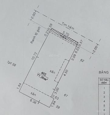 Nhà hẻm 1263 Hoàng Sa, P. 5, Tân Bình, 6mx13m