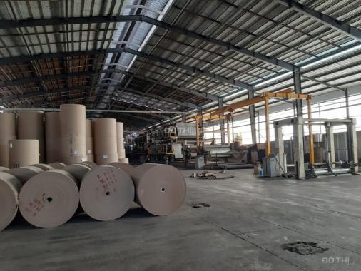 Bán kho, nhà xưởng sản xuất giấy tái chế, Bến Lức, Long An, diện tích 7200m2, giá 70 tỷ