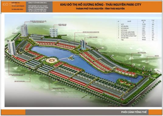 Bán đất nền dự án tại khu đô thị Hồ Xương Rồng, Phường Phan Đình Phùng, Thái Nguyên