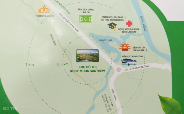 Bán đất nền khu đô thị giá rẻ tại trung tâm thành phố Lào Cai