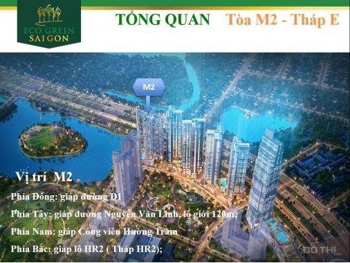 Chính thức mở bán block M2 đẹp nhất dự án Eco Green Sài Gòn Quận 7 CK 7%, LS 0%. LH 0938677909