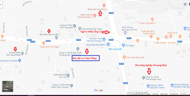 Đất mặt tiền Bình Chuẩn, thành phố Thuận An, đầu tư, kinh doanh, ở. LH 0932 779 575