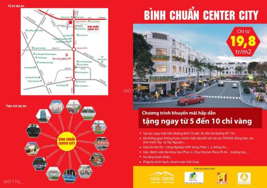 Đất mặt tiền Bình Chuẩn, thành phố Thuận An, đầu tư, kinh doanh, ở. LH 0932 779 575