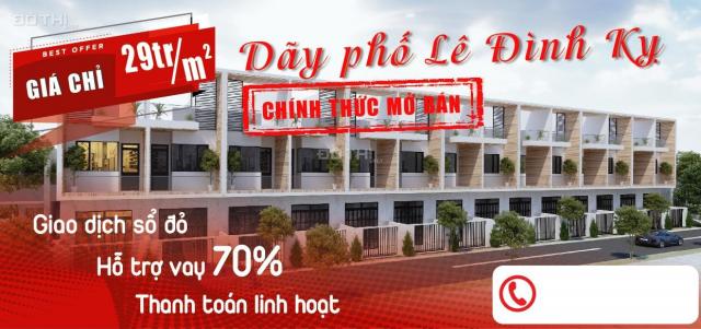 Chỉ từ 28 triệu/m2 có lô đất 100m2 thuộc dãy phố Lê Đình Kỵ khu Phước Lý