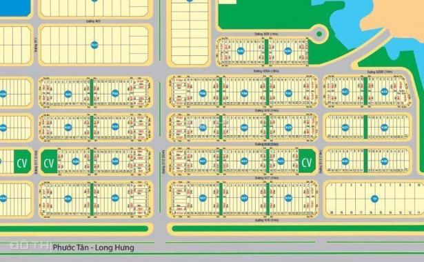 Bán đất xã Phước Tân, mặt đường 14m, SH riêng giá 850 tr. LH 0932.607.588