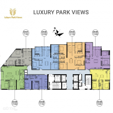 Cập nhật bảng hàng mới nhất Luxury Park View, toàn bộ căn tầng đẹp view công viên