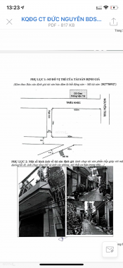 Ngân hàng bán đấu giá nhà đất phố Triều Khúc, Thanh Trì, Hà Nội - 50m2, ô tô đỗ cửa - 2.3 tỷ