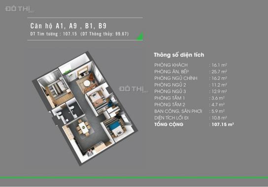 Chuyển nhượng căn hộ Homyland Riverside 2PN - 3PN, giá tốt nhiều căn lựa chọn, 0943494338