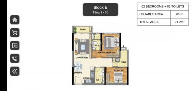 Cần bán căn hộ B10-02 khu Emerald dự án Celadon City 71,2m2, 2PN. Lh: 0938 696 545