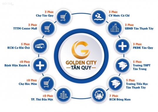 Đầu tư dự án Golden City - Củ Chi lợi nhuận lên đến 300-500tr 1 năm, lh 0931154979