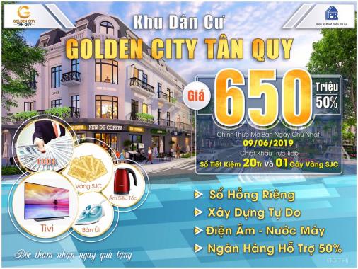Dự án Golden City - Tân Quy, sinh lời 100% tại sao không đầu tư? Lh 0931154979